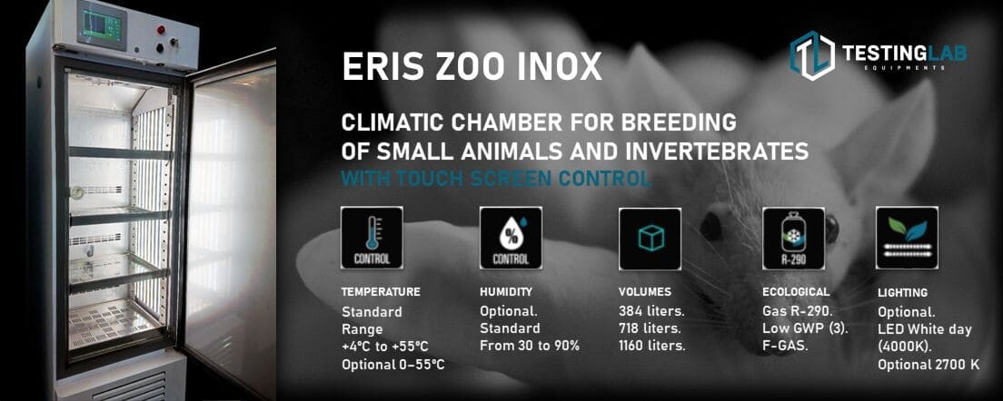 Climatic chamber for breeding of small animals